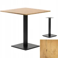 Ławy i stoliki kawowe - Stół Stolik Kawowy Kawiarniany Barowy Bankietowy 179 68x68x1,8 dąb lancelot - miniaturka - grafika 1