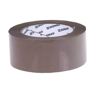 Donau, Taśma pakowa Hot-Melt 48 mm 132 m 40mikr, Brązowy - Taśmy klejące - miniaturka - grafika 1