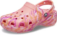 Sneakersy damskie - Crocs CROCS CLASSIC PLATFORM TIE DYE W 207151 - miniaturka - grafika 1