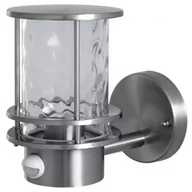 Lampy ogrodowe - Ledvance Endura Classic Post Sens Up kinkiet zewnętrzny 1x60W LED z czujnikiem ruchu stal/przezroczysty - miniaturka - grafika 1