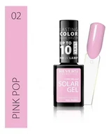 Lakiery do paznokci - Revers Revers Solar Gel Lakier do paznokci 02 Pink Pop - miniaturka - grafika 1