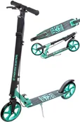 Kaski rowerowe - Hulajnoga Składana Raven Straight Black/Mint 200mm z hamulcem - miniaturka - grafika 1