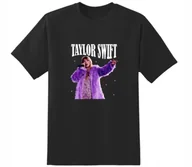 Koszulki męskie - KOSZULKA Z NADRUKIEM MĘSKA ŚMIESZNA T-SHIRT TAYLOR SWIFT POP r. L 4 - miniaturka - grafika 1