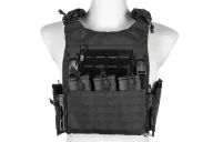Odzież taktyczna i umundurowanie - Kamizelka Taktyczna typu Plate Carrier Specna Arms Tactical QR Czarna - miniaturka - grafika 1