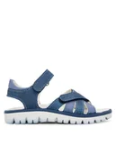 Buty dla dziewczynek - Primigi Sandały 1388933 M Granatowy - miniaturka - grafika 1