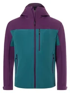 Odzież trekkingowa męska - Marmot Kurtka softshellowa "Rom Gore Tex" w kolorze morsko-fioletowym - miniaturka - grafika 1