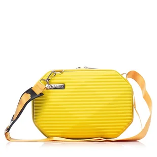 Kuferek Semi Line T5825-1 Żółty - Kosmetyczki, organizery i kuferki - miniaturka - grafika 1