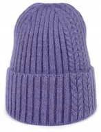 Czapki damskie - Angorowa ciepła wywijana czapka beanie unisex Soft moments cz23214-3 - miniaturka - grafika 1