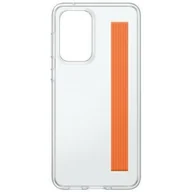 Etui i futerały do telefonów - Samsung Slim Strap Cover etui Galaxy A33 przezroczysty (EF-XA336CTEGWW) EF-XA336CTEGWW - miniaturka - grafika 1