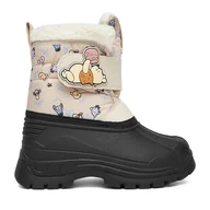 Buty dla dziewczynek - Śniegowce Winnie The Pooh CEO-AW25-219WTP Beżowy - miniaturka - grafika 1