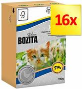 Mokra karma dla kotów - Zestaw Bozita Feline w galarecie, 16 x 190 g - Hair & Skin - Sensitive - miniaturka - grafika 1