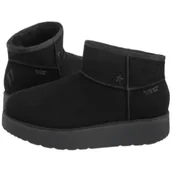 Botki damskie - Botki Keep Cozy Black 169143/BBK (SK283-a) Skechers - miniaturka - grafika 1
