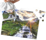 Puzzle - PUZZLE - PIĘKNE WIDOKI GÓRY NATURA PREZENT 110EL + WORECZEK - miniaturka - grafika 1