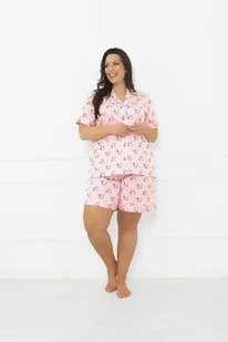 Piżama damska krótki rękaw, krótkie spodnie Kiota - Italian Fashion - Piżamy damskie - miniaturka - grafika 1
