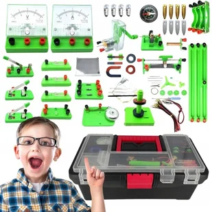 LABORATORIUM ELEKTRYCZNE ZESTAW EDUKACYJNY MAŁY ELEKTRONIK DLA DZIECI - Zabawki interaktywne dla dzieci - miniaturka - grafika 1