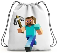 Worki na buty - PLECAK WOREK MINECRAFT SZKOLNY NA BUTY WF - miniaturka - grafika 1