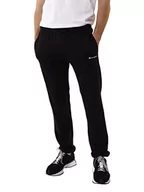 Spodenki męskie - Champion Męskie spodnie treningowe Legacy Authentic Pants Pro Jersey Small Logo Straight Hem, czarny, M - miniaturka - grafika 1