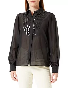 BOSS Damska bluza Bitanta Blouse, czarna1, 36 (DE) - Bluzy damskie - miniaturka - grafika 1