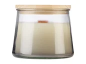 Świece - LIVARNO home Świeca zapachowa z drewnianym knotem (Light Musk) - miniaturka - grafika 1