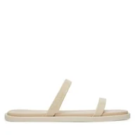 Klapki i japonki damskie - Klapki Calvin Klein Double Bar Slide - Jelly HW0HW02417 Écru - miniaturka - grafika 1