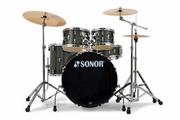 Instrumenty perkusyjne - Sonor AQX Stage Set Black Midnight Sparkle zestaw perkusyjny - miniaturka - grafika 1