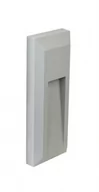Lampy ogrodowe - Su-Ma Kinkiet na elewację MUR PC 2502B neutralny 2700K IP65 wys. 23cm popiel 2502B - miniaturka - grafika 1