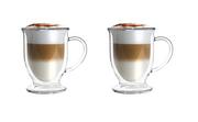 Filiżanki - Viallidesign Zestaw 2 filiżanek z podwójnymi ściankami do latte (250 ml) Amo Vialli Design - miniaturka - grafika 1