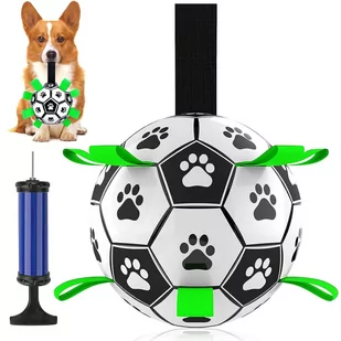 Piłka futbolowa dla psa z uchwytami Ronald - Piłka nożna - miniaturka - grafika 1