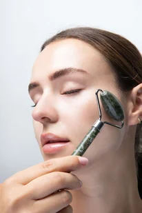 Brushworks HD Jade Roller - masażer - Kremy do twarzy - miniaturka - grafika 3