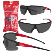 Okulary ochronne - Okulary ochronne ciemne przeciwodpryskowe odporne na zarysowania Milwaukee - miniaturka - grafika 1