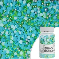 Dodatki do ciast w proszku - Posypka cukrowa DINOZAURY - DINO WORLD Sweet Decor, 70 g - miniaturka - grafika 1