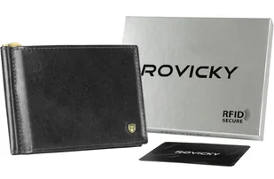 Skórzana Banknotówka Z Zakładkami Na Karty — Rovicky - Portfele - miniaturka - grafika 1