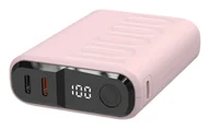 Powerbanki - RealPower PB-10000C PD+ 10000 mAh Różowy - miniaturka - grafika 1
