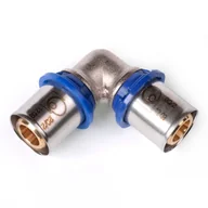 Łączniki, trójniki, kształtki - Pex Kolano zaciskowe 90° 26 mm Radopress - miniaturka - grafika 1