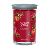 Świece - Red Apple Wreath - Yankee Candle Signature - świeca tumbler z dwoma knotami - miniaturka - grafika 1