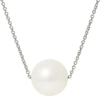 Pearline Klasyczny Naszyjnik Perła Biała 9 mm ZŁOTO 375 9K Classic Elegancja