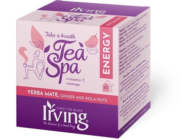 Irving Herbata ex. Tea Spa Energy Yerba, imbir 10tb 38g
