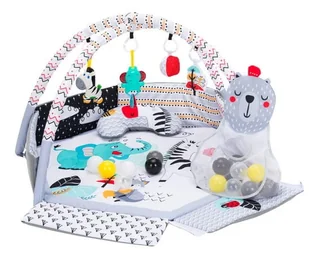 Mata Edukacyjna z piłeczkami Kojec dla dzieci FilliKid - Maty piankowe - miniaturka - grafika 1