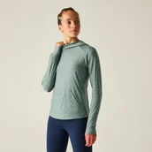 Bluzy damskie - Dare 2b Bluza damska z kapturem szybkoschnąca Sprint Cty Zielony, Rozmiar: 36 - miniaturka - grafika 1