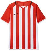 Piłka nożna - Nike trykot dzieci Striped Division III SS, czerwony, l 894102-658 - miniaturka - grafika 1