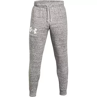 Spodnie męskie - Under Armour Under Armour Męskie spodnie Rival Terry biały Onyx White / / Onyx White (112) M 1361642-112-Medium - grafika 1