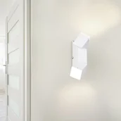 Lampy ścienne - RAGLAN 248510231 biały kinkiet regulowany LED 2x3,8W światło góra dół - miniaturka - grafika 1