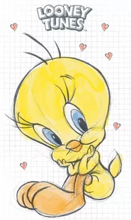 Ręcznik dziecięcy Tweety biały, 30 x 50 cm - Ręczniki - miniaturka - grafika 1