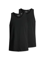 Piżamy męskie - Jack&Jones Komplet 2 tank topów Basic 12133910 Czarny Regular Fit - miniaturka - grafika 1
