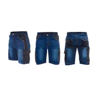 Odzież robocza - DEDRA Szorty jeans'owe robocze Jkods 280g/m2 rozmiar S/48 - miniaturka - grafika 1