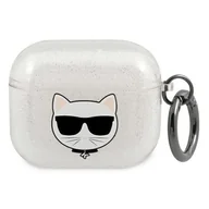 Akcesoria do słuchawek - Apple Karl Lagerfeld Etui Karl Lagerfeld KLA3UCHGS AirPods 3 cover srebrny/silver Glitter Choupette KLD577SLV - miniaturka - grafika 1
