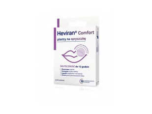 POLPHARMA Heviran Comfort plastry na opryszczkę x 15 szt - Problemy skórne - miniaturka - grafika 1