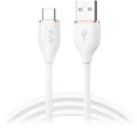 Kable USB - Kabel USB Orno USB-A - USB-C 1.5 m Biały - miniaturka - grafika 1