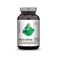 Suplementy diety - AURA HERBALS Aura Spirulina w tabletkach - 600 tabletek (150g) 5901549658385 - miniaturka - grafika 1