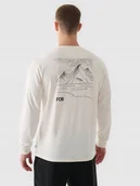 Koszulki męskie - LONGSLEEVE MĘSKI TLONM315 4F XXL - miniaturka - grafika 1